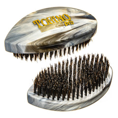 Torino Pro Curve Wave Brush #204 curved design follows head contours for consistent waves.