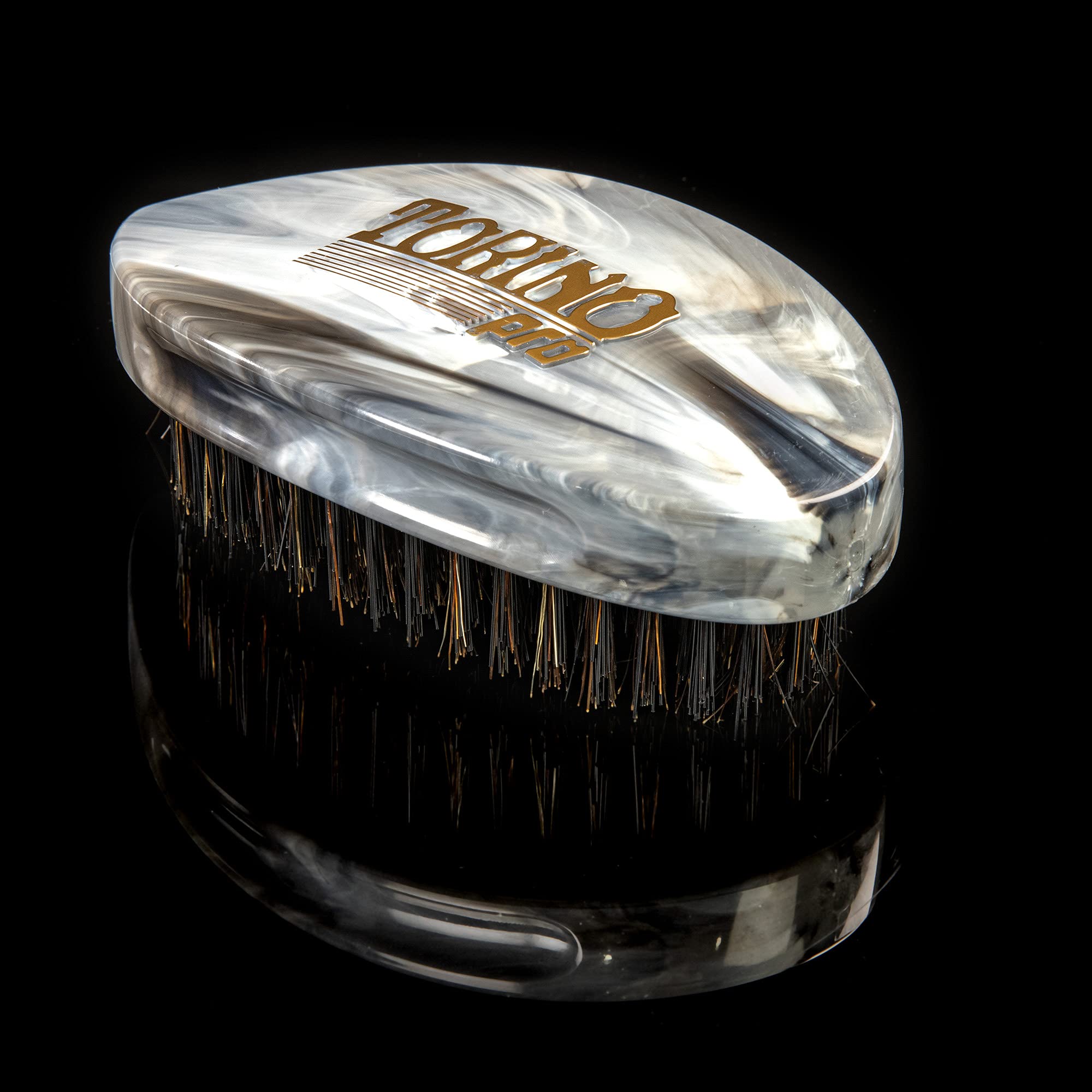 Torino Pro Curve Wave Brush #204 premium wood finish adds durability and luxury.