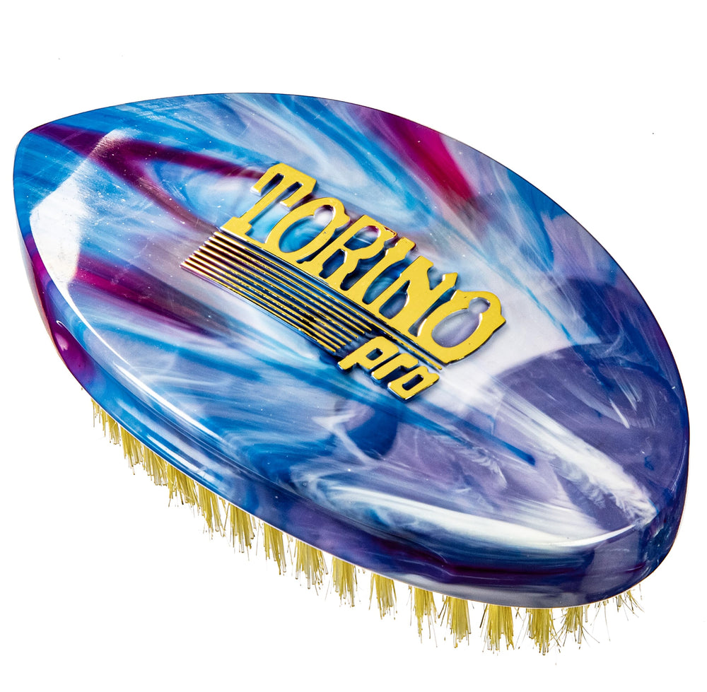Torino Pro Curve Wave Brush 232 curved-palm design for controlled brushing and 360 waves