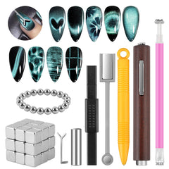 TOROKOM cat eye magnetic 3in1 bundle enables salon-grade nail art at home