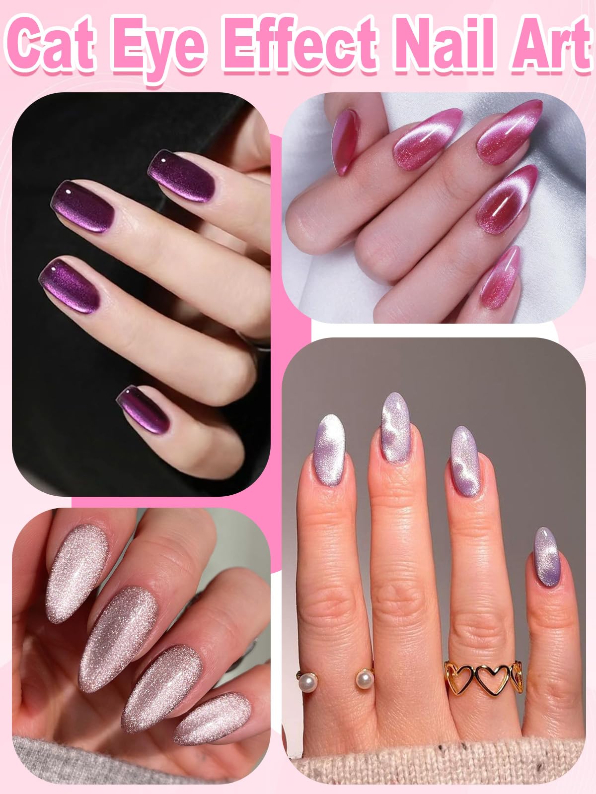 TOROKOM Y-shaped heart magnet enables chic, playful nail details