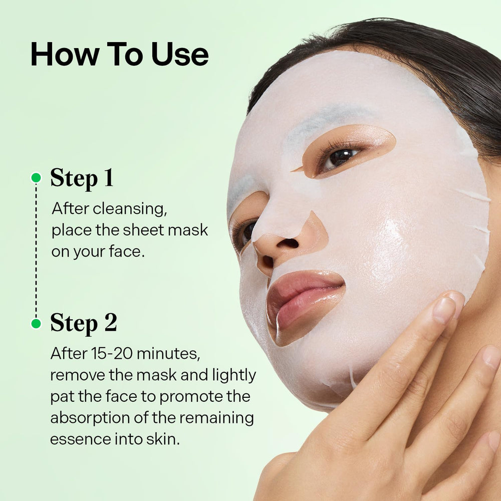 Torriden Balanceful Cica Mask ingredients graphic—centella asiatica derivatives for soothing support.