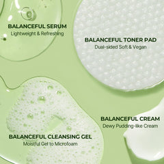 Torriden BALANCEFUL Cica Trial Kit cream texture close-up for lasting moisturization.
