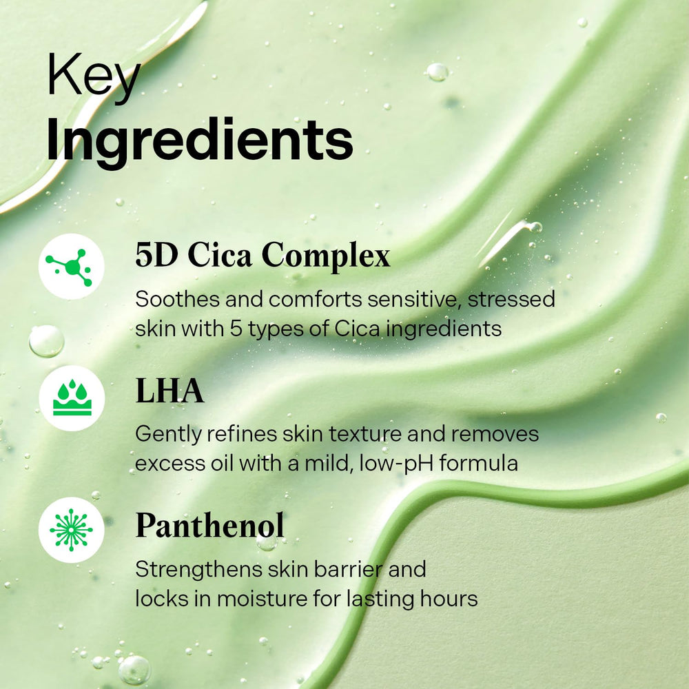 Torriden BALANCEFUL Cleansing Gel texture application highlights fragrance-free, gentle cleansing.