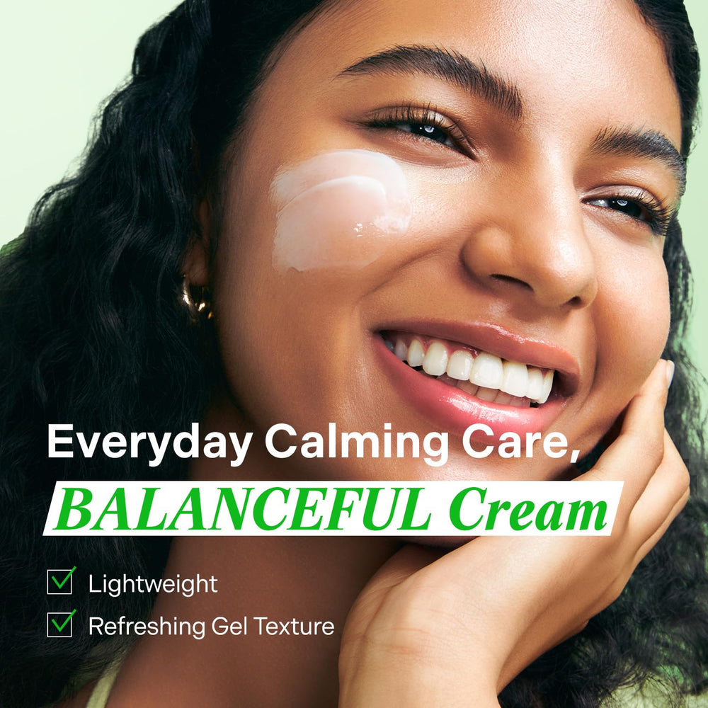 Torriden BALANCEFUL Cream texture closeup shows non-sticky hydration.