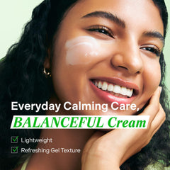 Torriden BALANCEFUL Cream texture closeup shows non-sticky hydration.