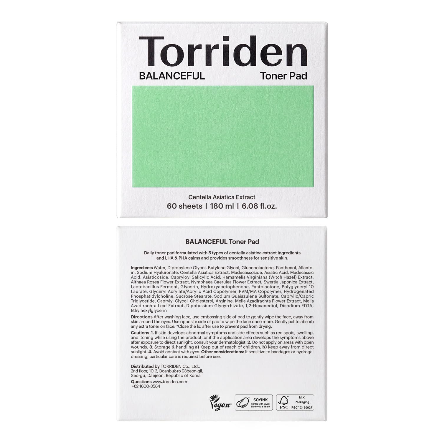 Torriden BALANCEFUL after-use skin feels soothed and hydrated after gentle exfoliation.