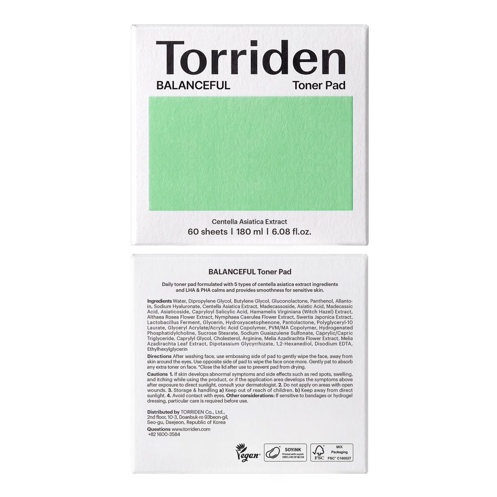 Torriden BALANCEFUL after-use skin feels soothed and hydrated after gentle exfoliation.