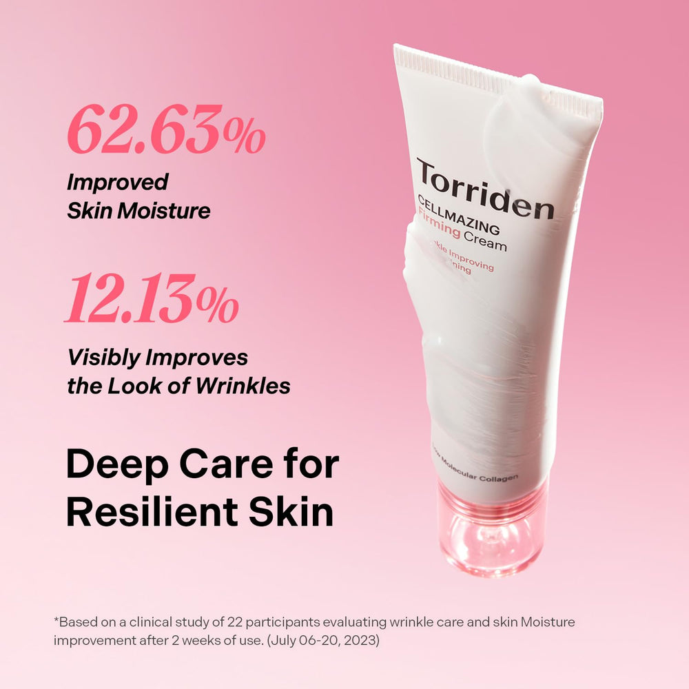 Torriden CELLMAZING 5D collagen complex illustration signaling multi size tightening potential