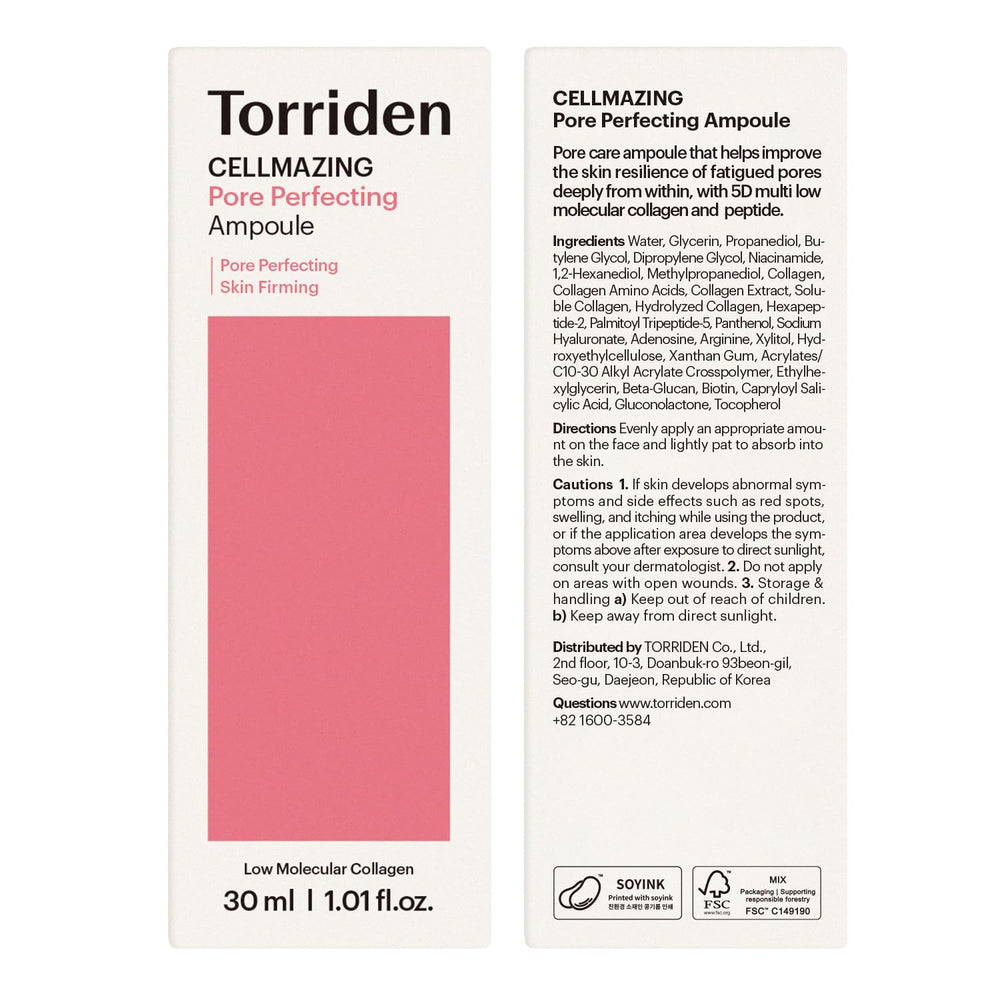 Torriden CELLMAZING daily use scene for smoother skin texture
