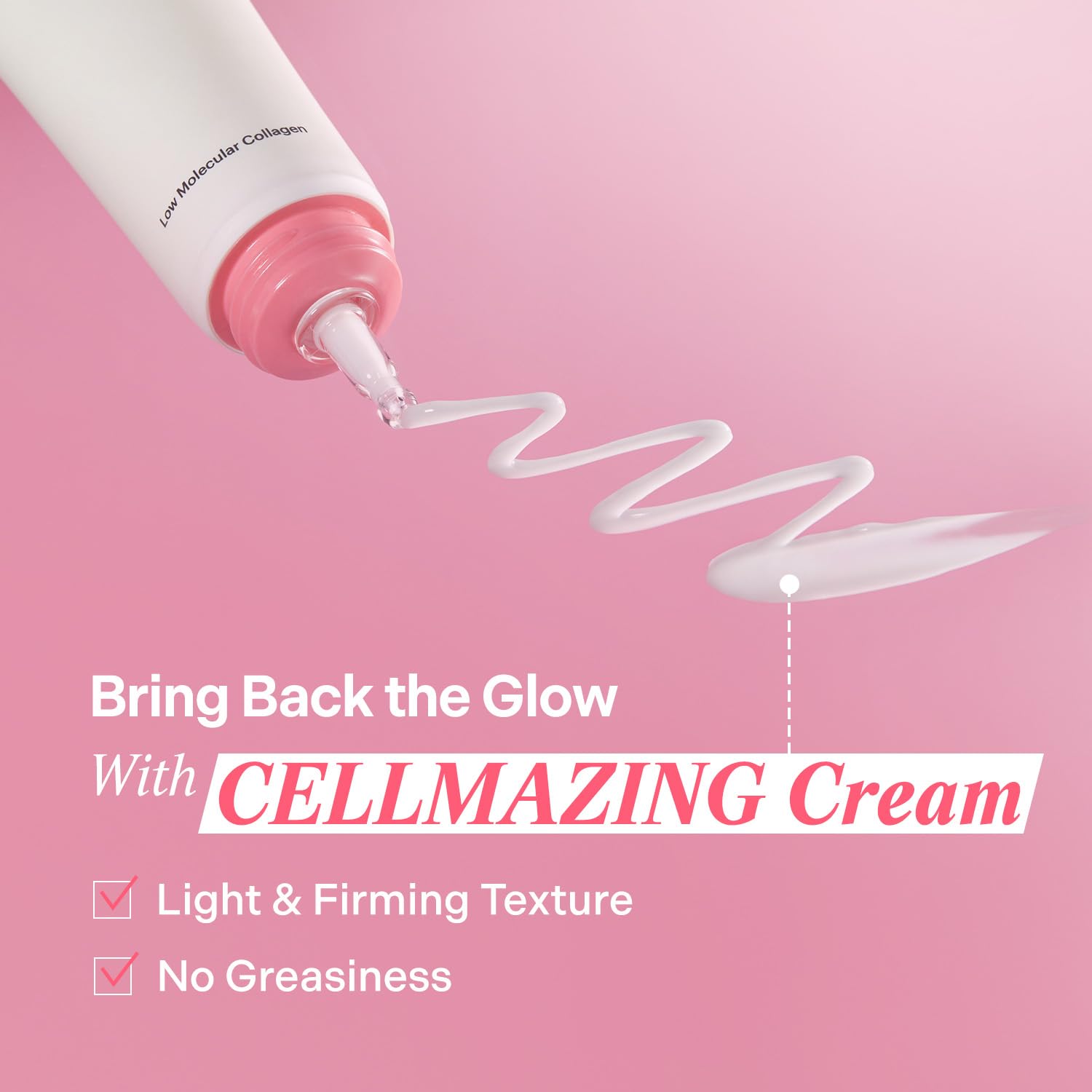 Torriden CELLMAZING cream on hand showing quick absorption and refreshed skin