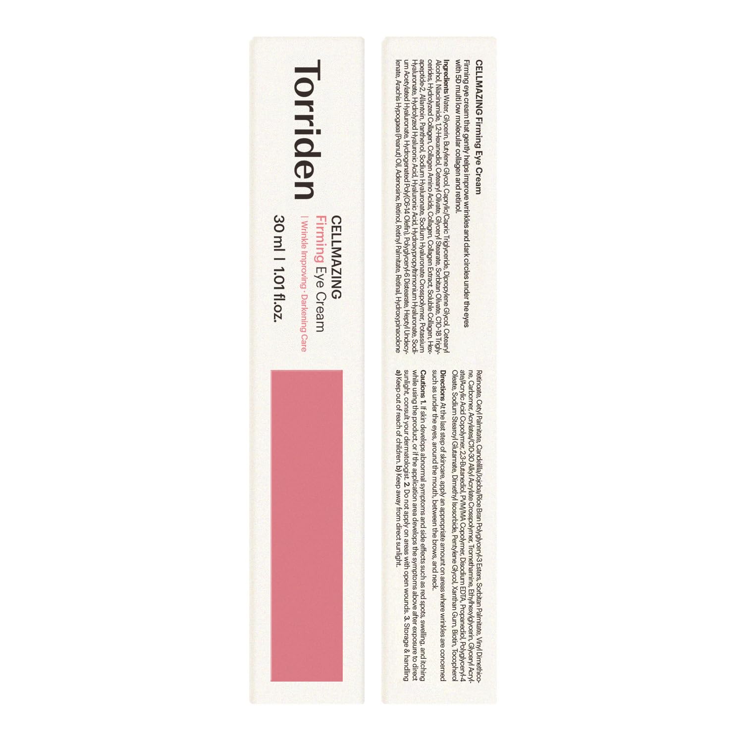 Torriden CELLMAZING eye-cream in daily routine scene suggests practical beginner-friendly care.