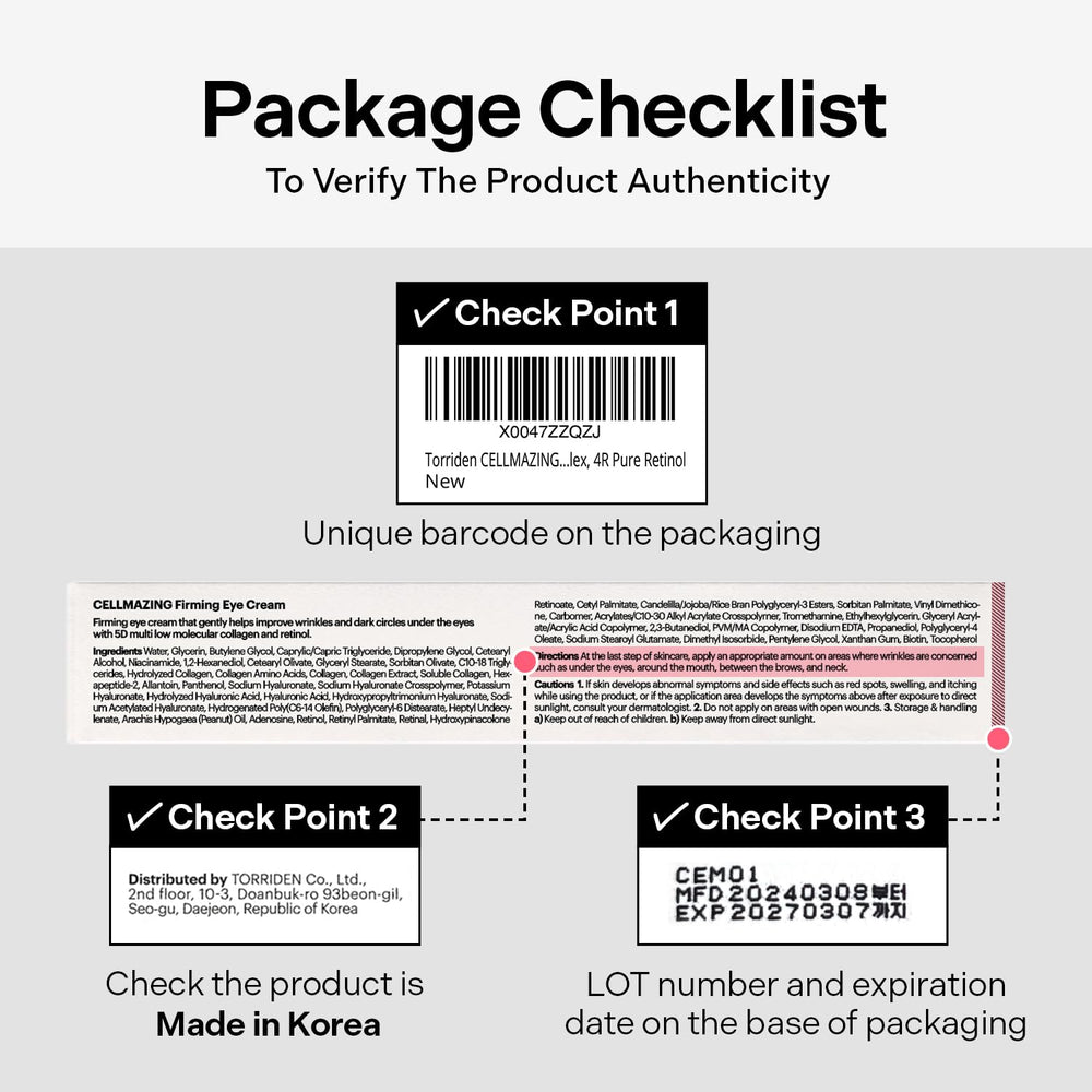 Torriden CELLMAZING packaging with recyclable labels highlights clean beauty commitment.
