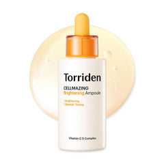 Torriden CELLMAZING Vita C Ampoule bottle demonstrates refined pores.