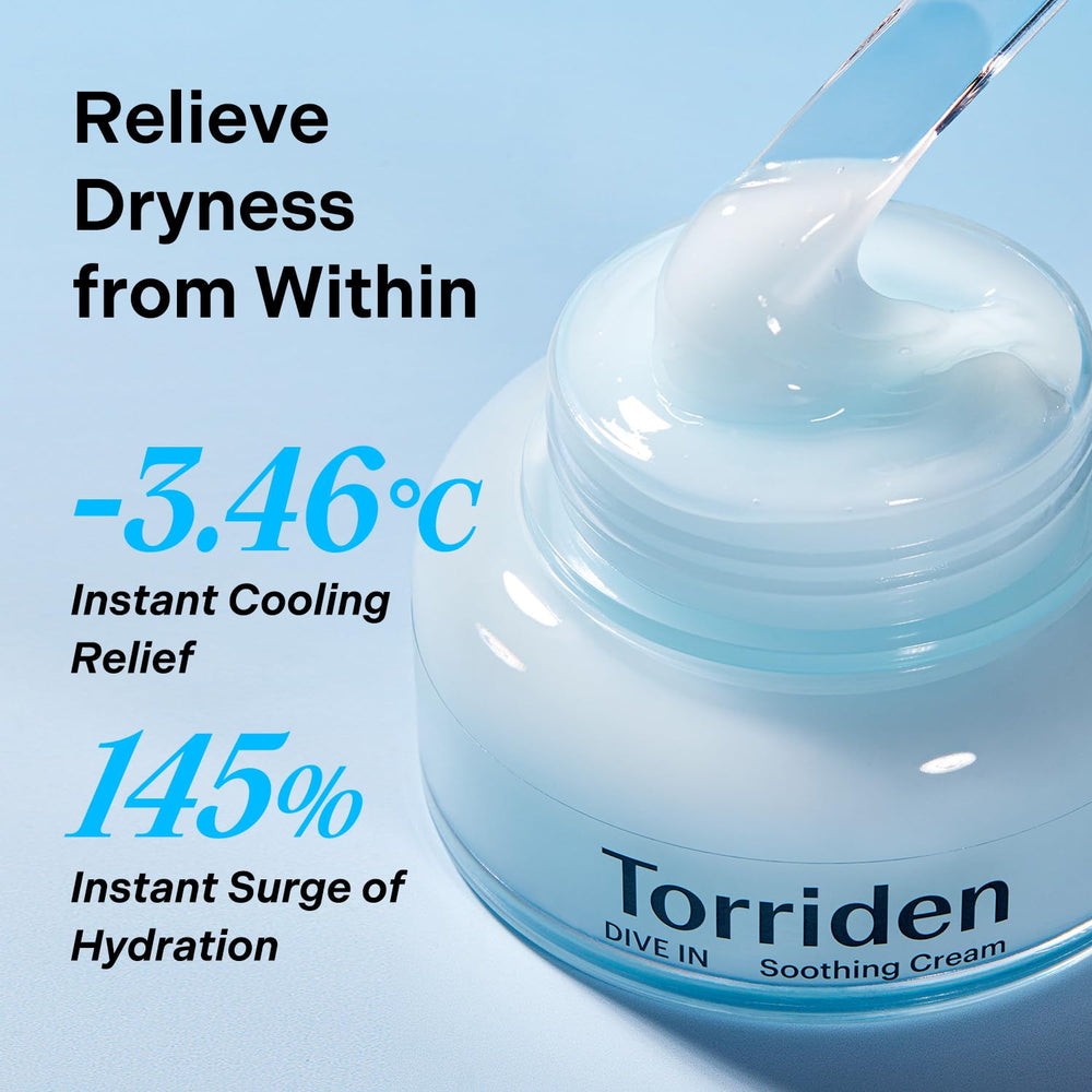Torriden DIVE IN recyclable-label packaging emphasizes clean beauty sustainability.