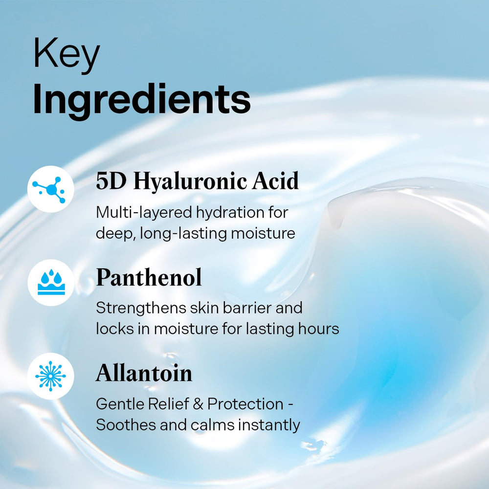 Torriden DIVE IN gel-texture dispense highlights quick moisturization.