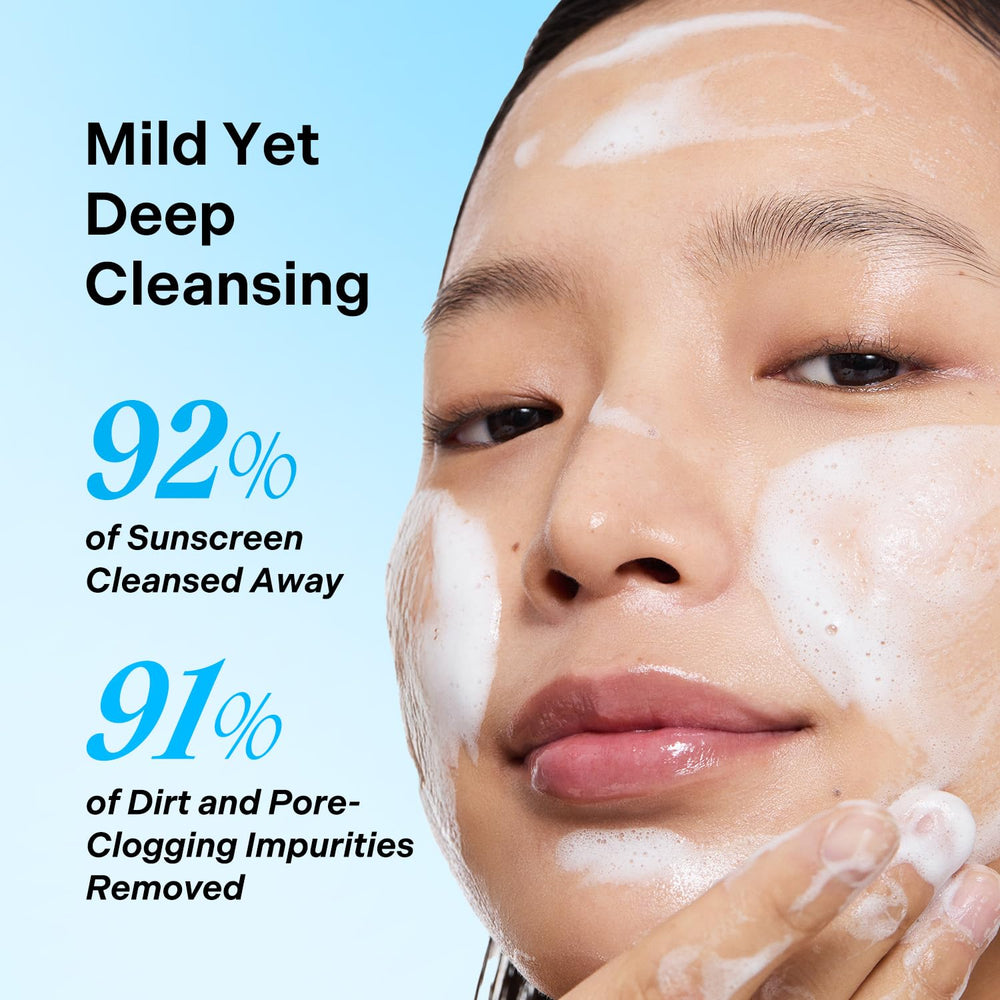 Torriden Dive In pH-5-6 balance graphic suggests skin-friendly cleansing.