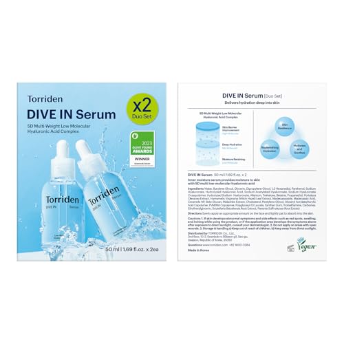 Torriden DIVE IN serum on skin suggests dewy glow and plumpness.