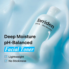 Torriden Dive In Skin Booster texture-swirl highlights creamy, lightweight hydration for daily use.