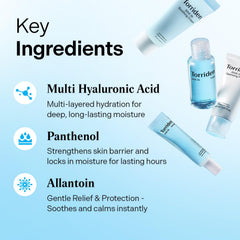 Torriden DIVE IN hyaluronic serum bottle delivering multi HA benefits.