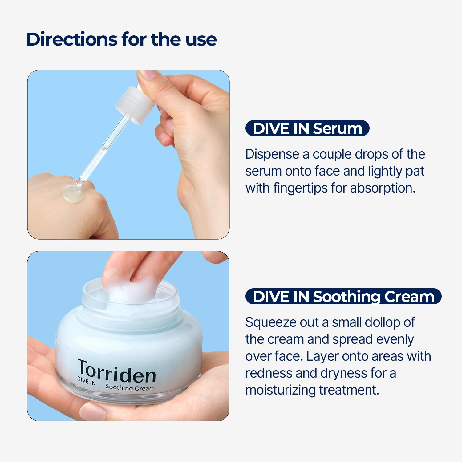 Torriden sustainable packaging labels highlight clean beauty and eco-friendly choices.