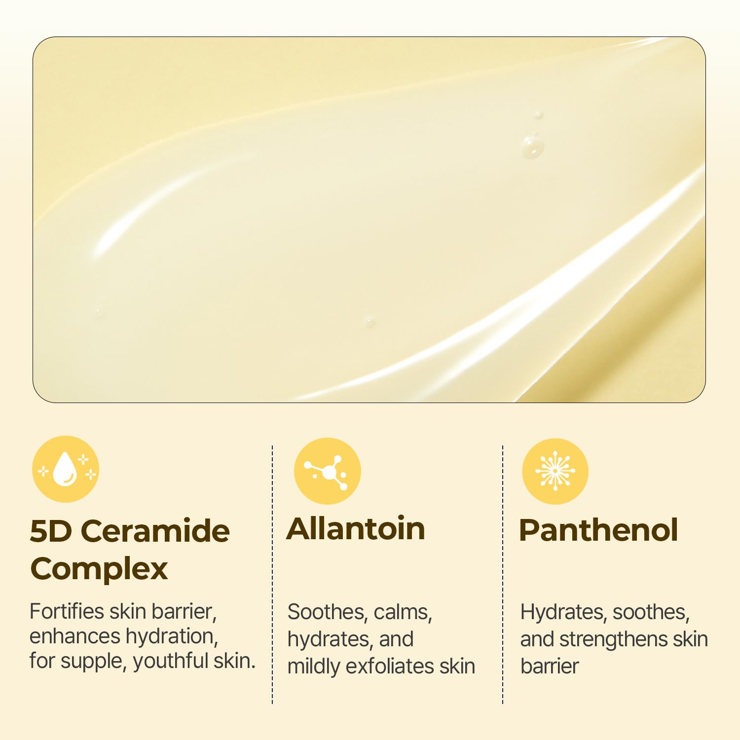Torriden Solid In Ceramide Essence swirl shows soothing texture and skin absorption