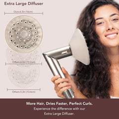 Difusor Tosage define rizos naturales con definición y brillo
