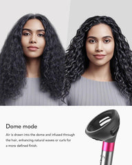 TOSAGE diffuse-mode diffuser evenly disperses air for textured, voluminous curls.