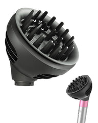 TOSAGE wave-curl diffuser for Dyson Airwrap attachment achieves even heat distribution for bouncy curls.