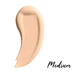 TOSOUATOP 4in1 foundation color-change on skin demonstrates automatic shade matching for medium spectrum.