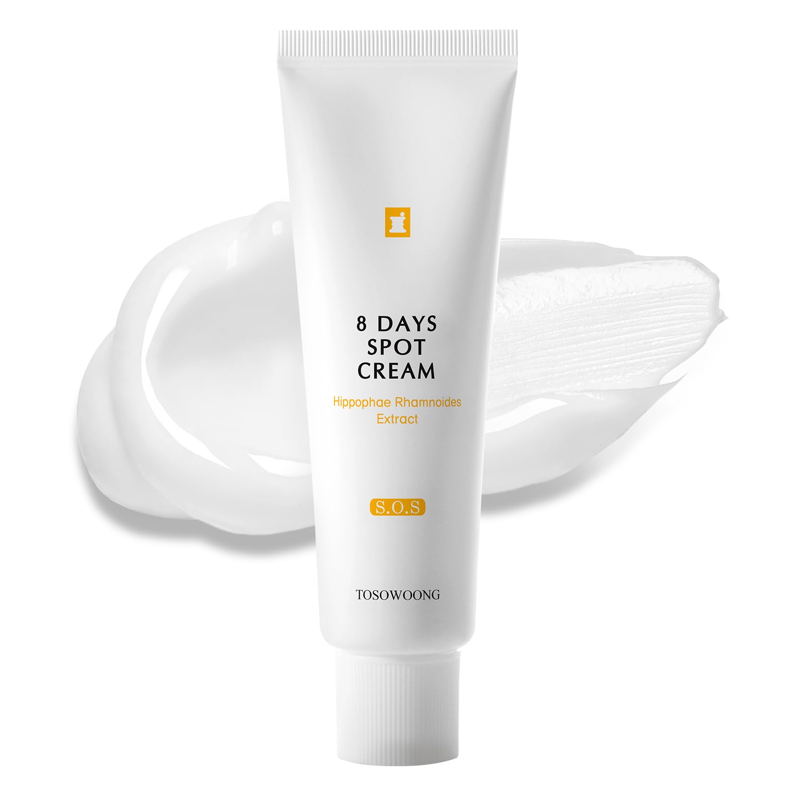 TOSOWOONG 8 Days Spot Cream tube front for daily brightening support