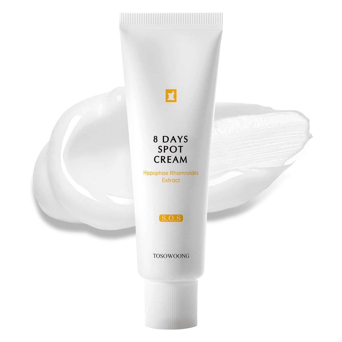 TOSOWOONG 8 Days Spot Cream tube front for daily brightening support
