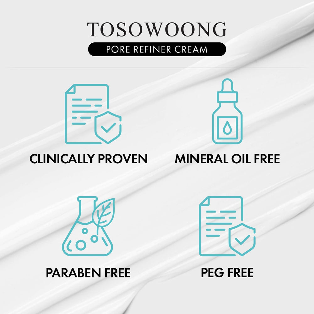 TOSOWOONG skin detail after four weeks showing visibly smoother, refined pores