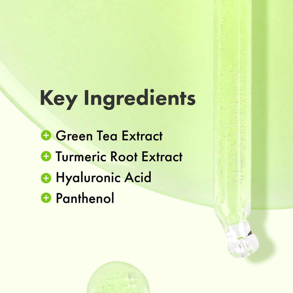 TOSOWOONG dispensing serum onto hand for quick absorbtion and soothing feel