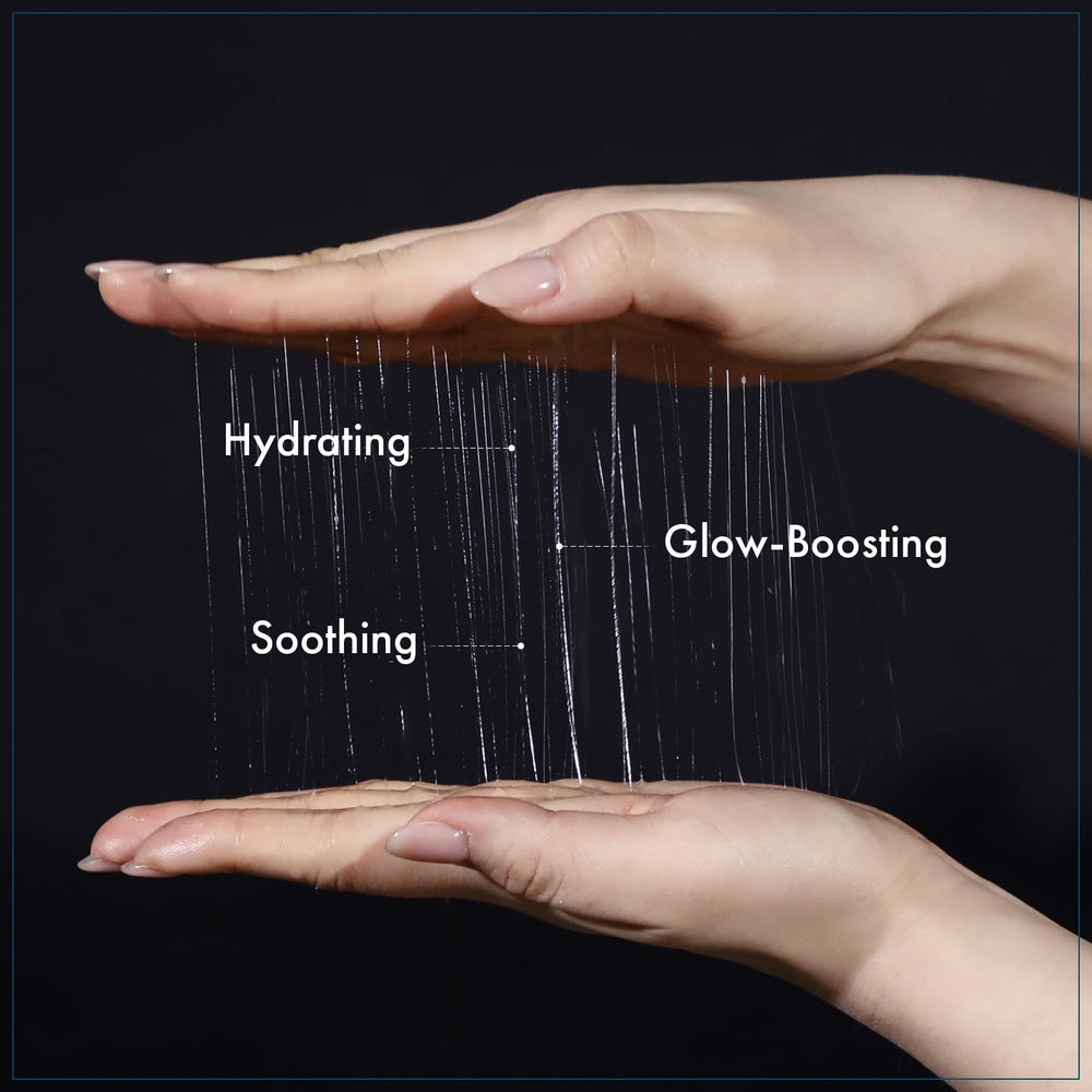TOSOWOONG dispensing pump releasing clear essence for controlled daily use
