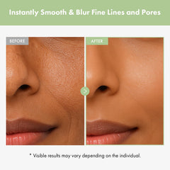 TOSOWOONG Cica Pore Primer texture swatch shows lightweight blur and even skin tone.