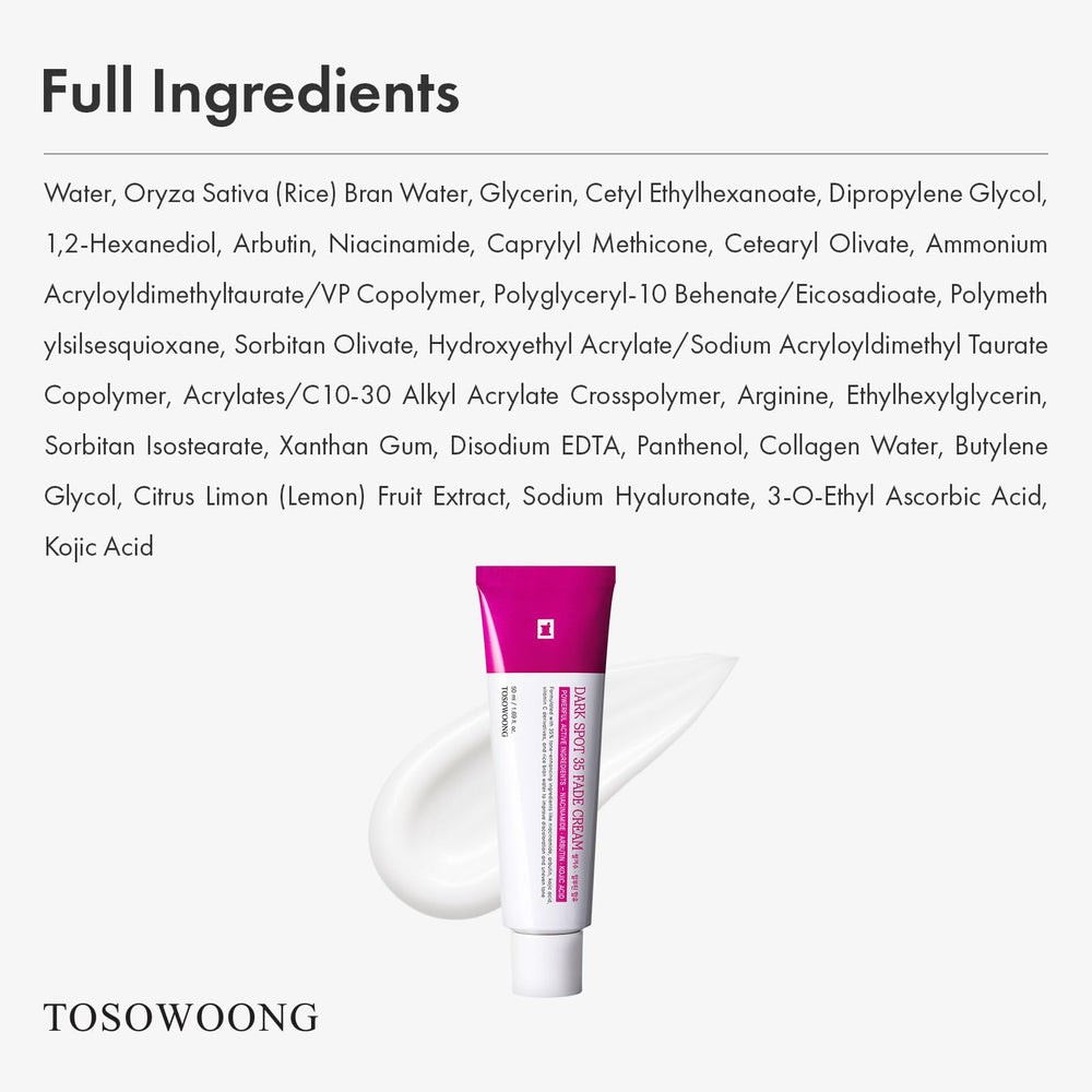Tosowoong Dark Spot 35 body-areas image illustrates flexible care for elbows and knees.