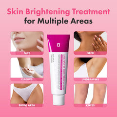 Tosowoong Dark Spot 35 face application demonstrates easy spread for targeted brightening.