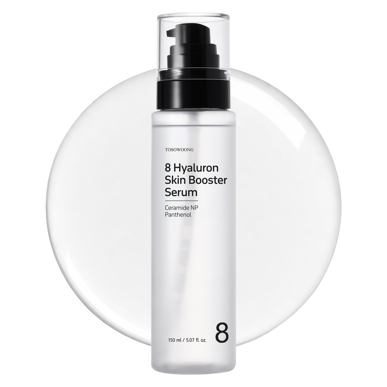 TOSOWOONG front bottle showing clean packaging and hydration benefit