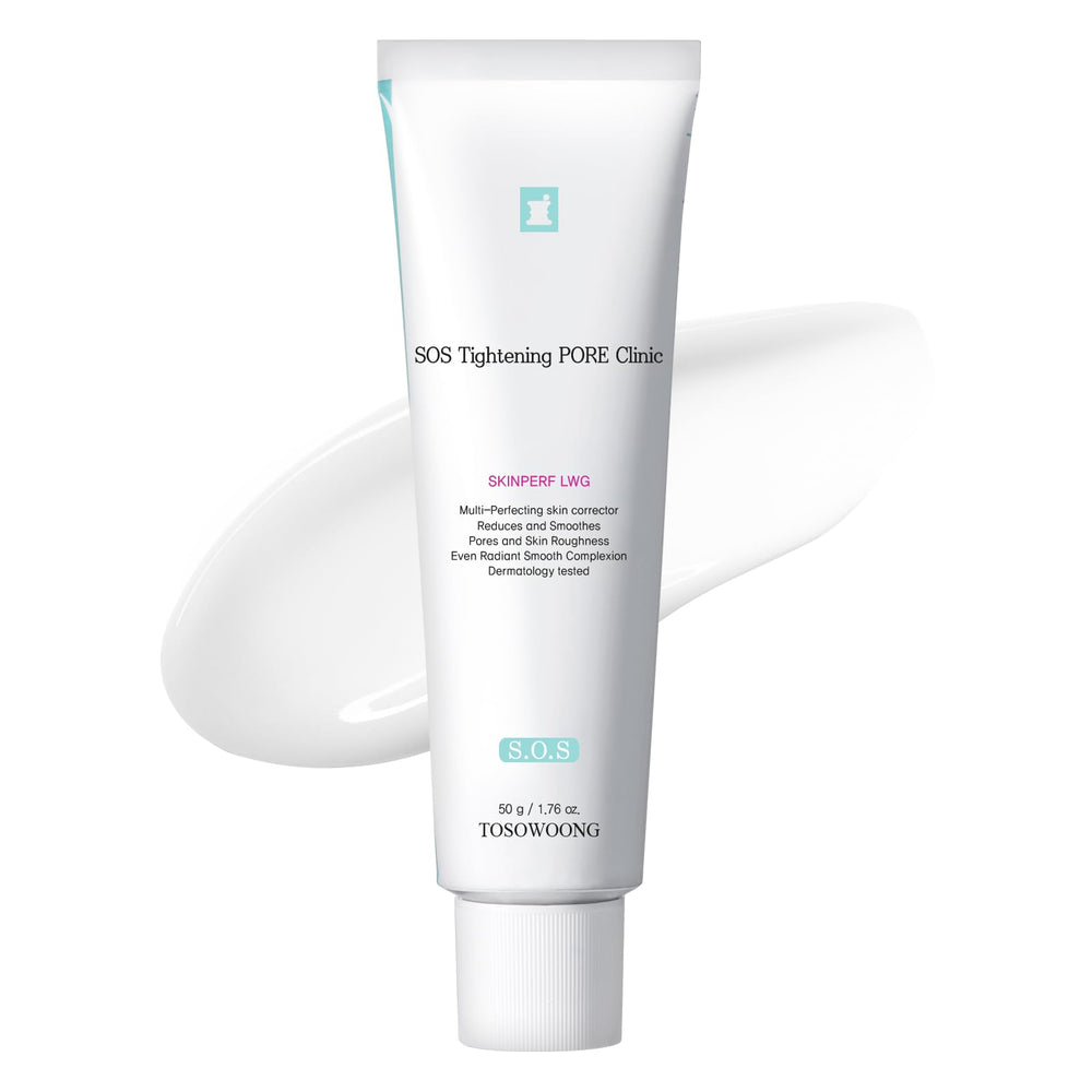 TOSOWOONG front packaging showing product and clear benefit of pore refining