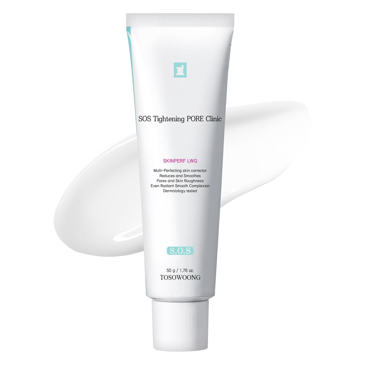 TOSOWOONG front packaging showing product and clear benefit of pore refining