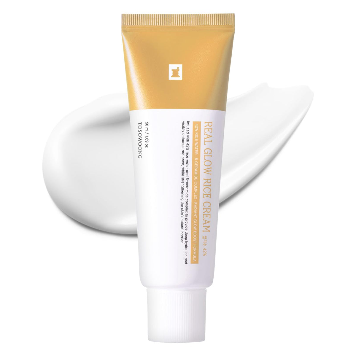 TOSOWOONG front packaging showing jar and label for clear product ID and trust