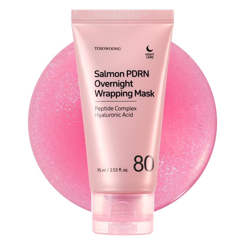 TOSOWOONG front packaging showing salmon DNA mask for visibly firmer skin