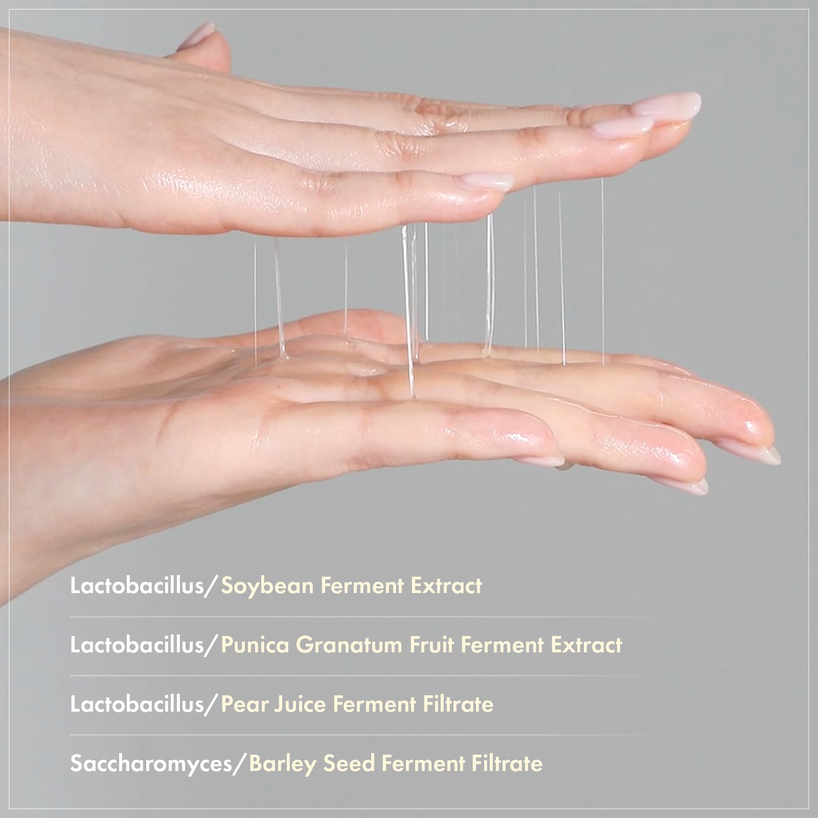 TOSOWOONG applied on hand demonstrating spreadability and fast absorption