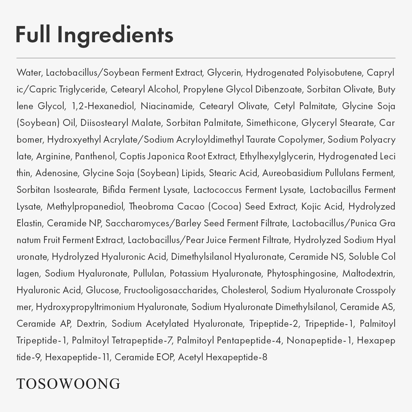 TOSOWOONG jar styled in bathroom setting suggesting daily routine benefit
