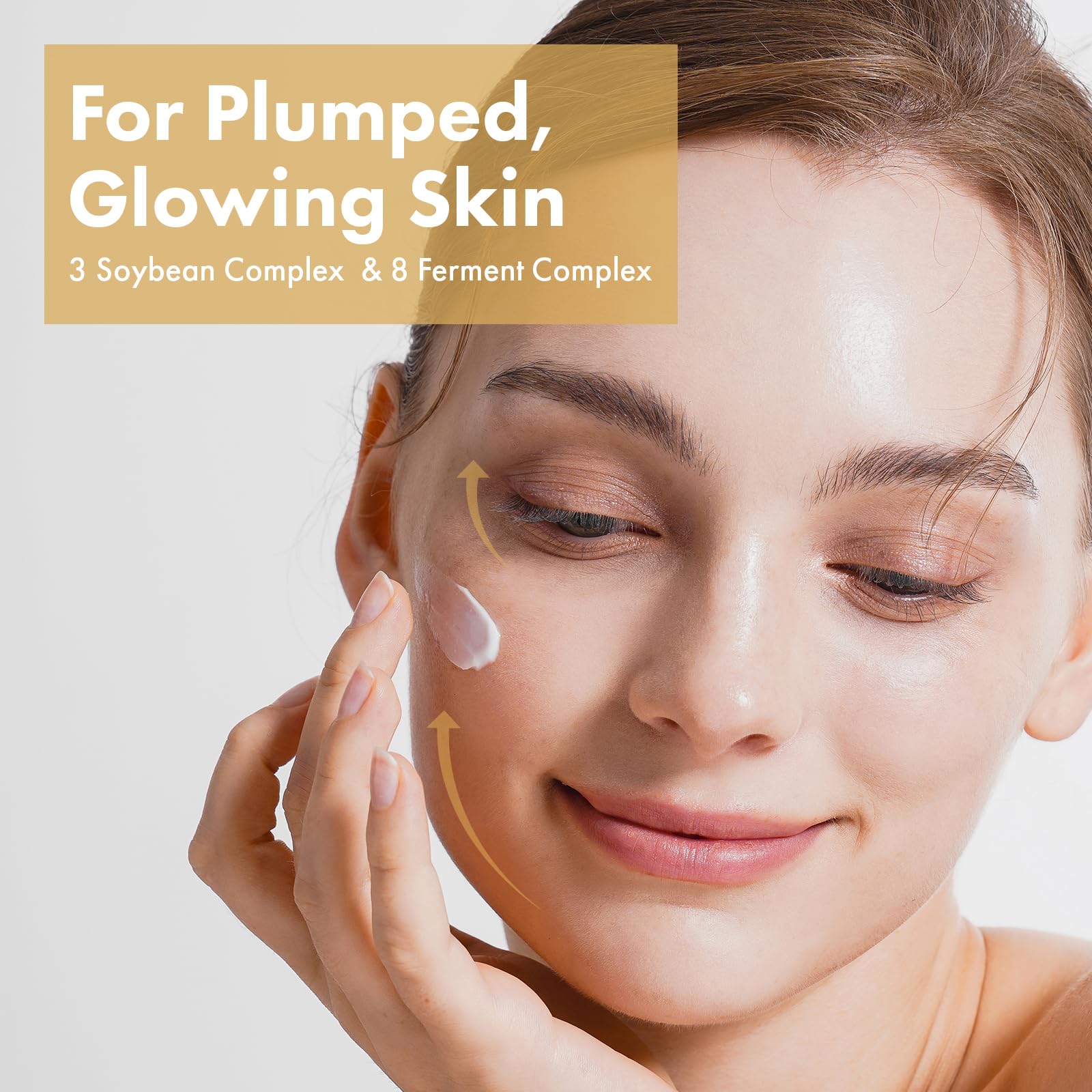TOSOWOONG cream texture close-up illustrating fast-absorbing hydration