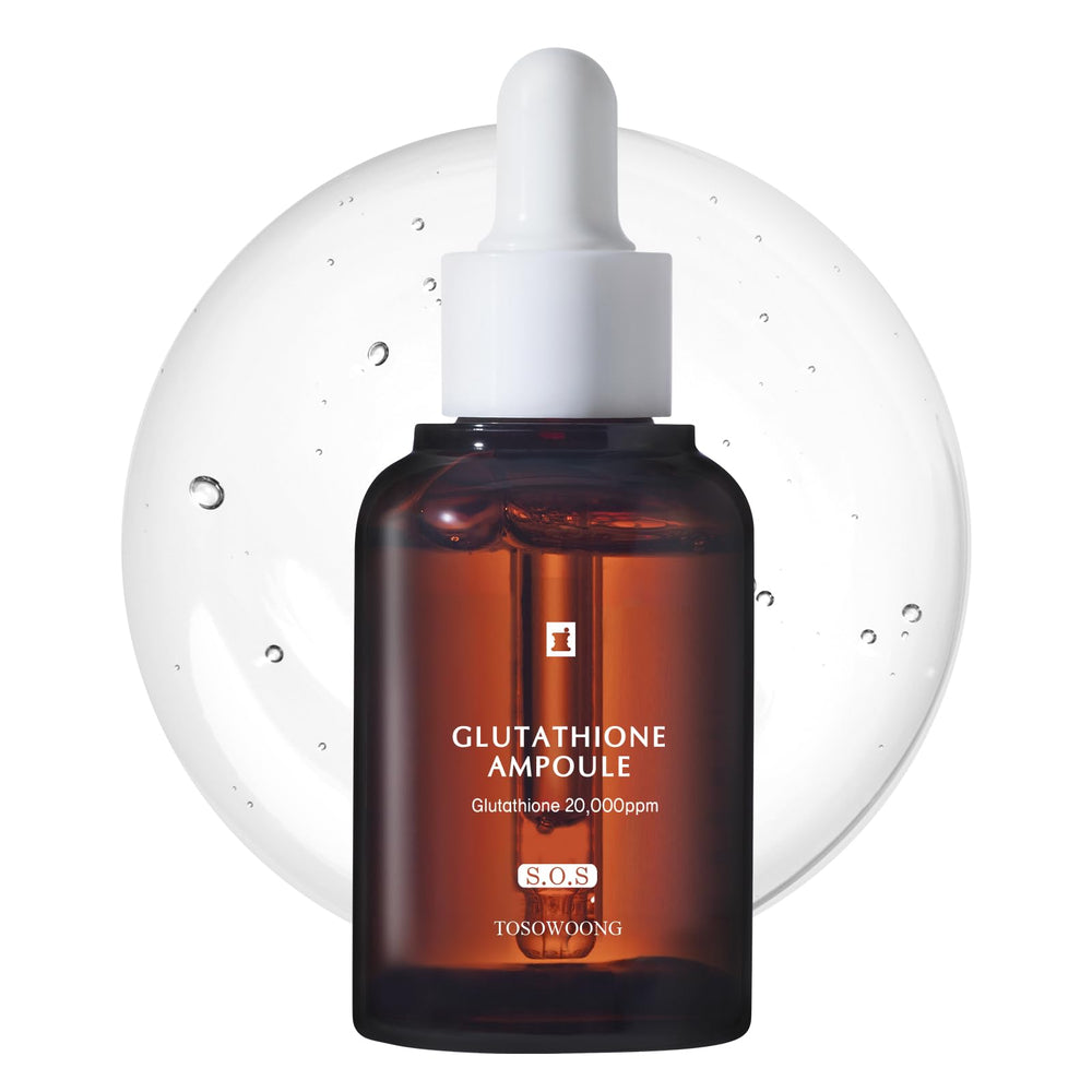 TOSOWOONG Glutathione Serum bottle front for radiant skin