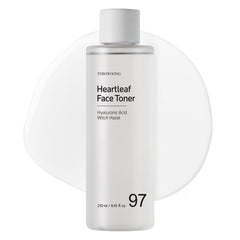 TOSOWOONG front bottle view showing calming toner packaging and benefits