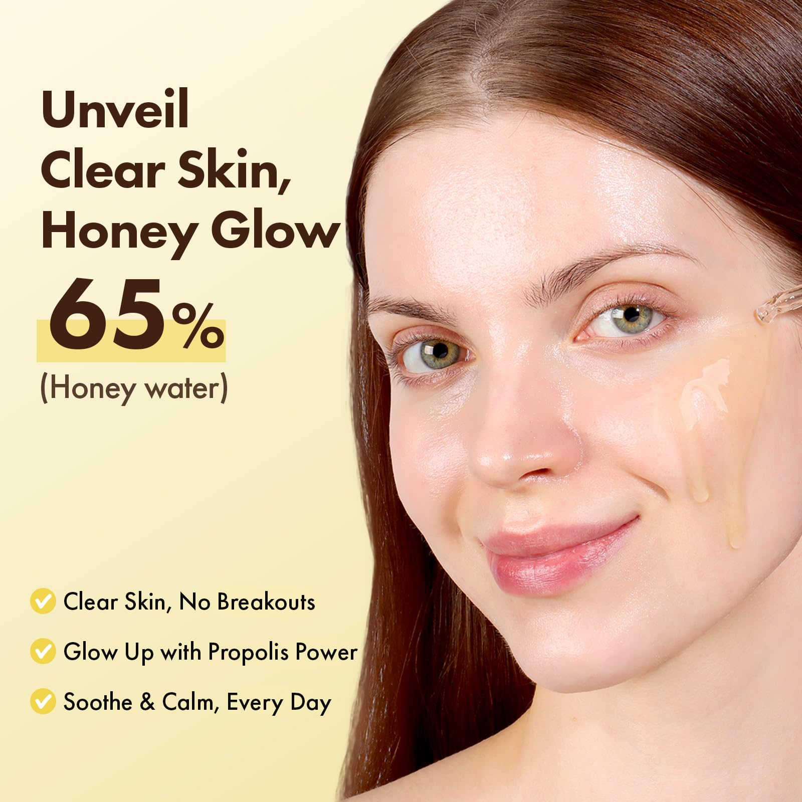 TOSOWOONG dropper closeup dispensing serum highlighting precise application benefit