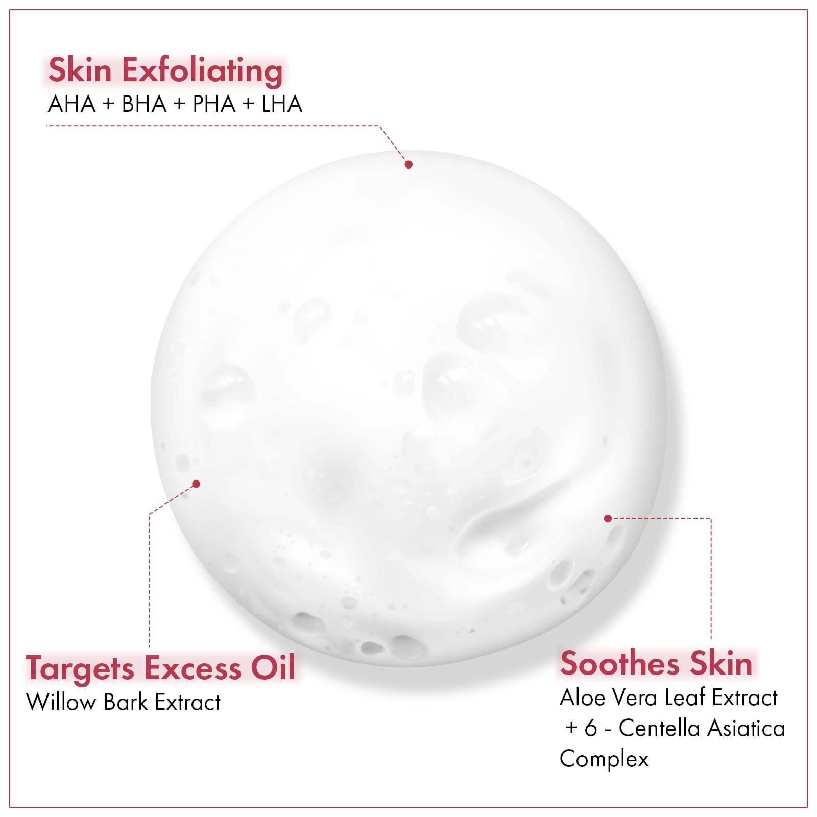 TOSOWOONG centella and aloe ingredients highlighting soothing benefit